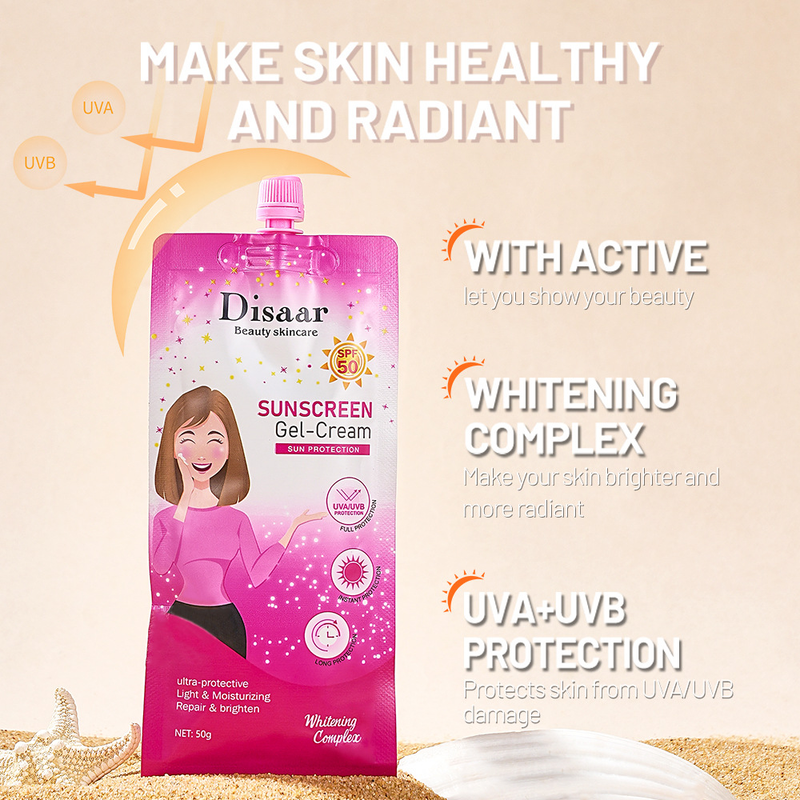 Disaar Full body SPF Sunscreen Isolation Cream Bag_voghion.com