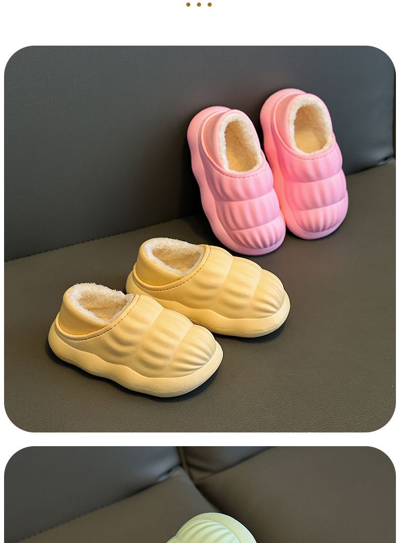 Pantofole di cotone per bambini, pantofole di lana per interni ed esterni, pantofole di cotone per bambini e bambine, pantofole per bambini, pantofole di cartone animato_voghion.com