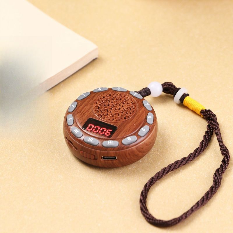 Classical Portable Music Player HD Sound Quality Card Slot Charging Bluetooth Speaker With Song Selection_voghion.com