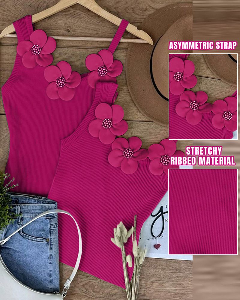 Abbigliamento da donna: top attillato a fiori con reggicalze_voghion.com