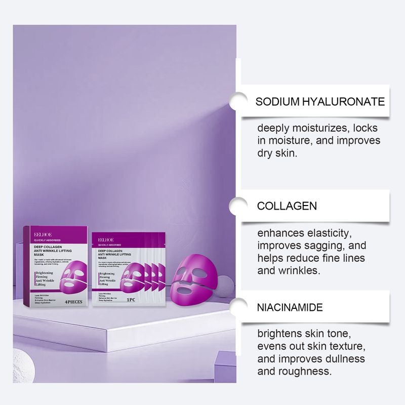 EELHOE Moisturizing Mask Mildly Hydrating Fine Lines, Dry And Moisturizing Facial Skin_voghion.com