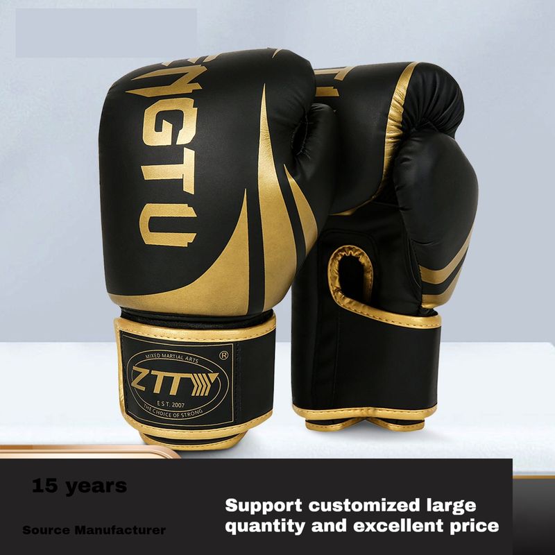 Adult Tear-Resistant Boxing Gloves with Rubber Inner Lining_voghion.com