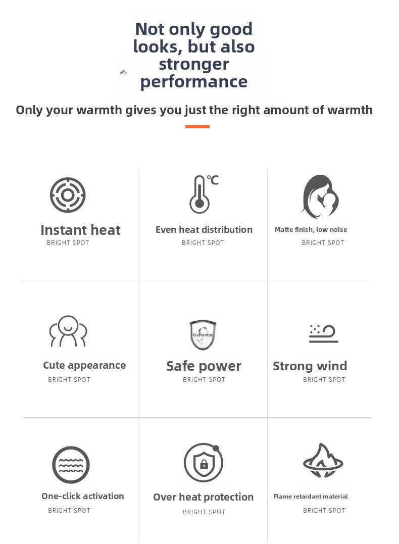 Small Electric Office Desktop Mini Fan Heater Portable Home Heating Foot Warmer_voghion.com