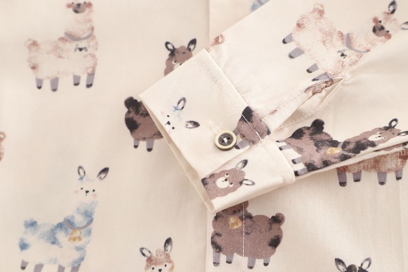Wu Xiao Qi Children's Clothing 2025 Spring Autumn New Collection 0-4 Year Old Boys And Girls Full Print Dog Shirt_voghion.com
