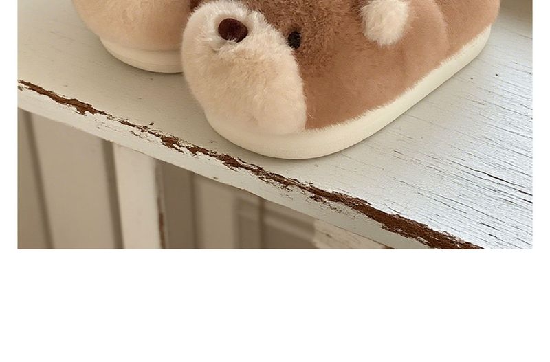 Zoo Series Large Size Women's Cotton Shoes Couple Warm Plush Cute Comfortable Home Shoes Men's Winter Bag Heel Cotton Shoes_voghion.com