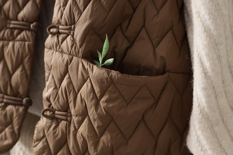 Gilet in cotone con bottoni doppiopetto retrò cinese per donna, leggero, invernale, a strati, snellente, caldo, imbottito_voghion.com