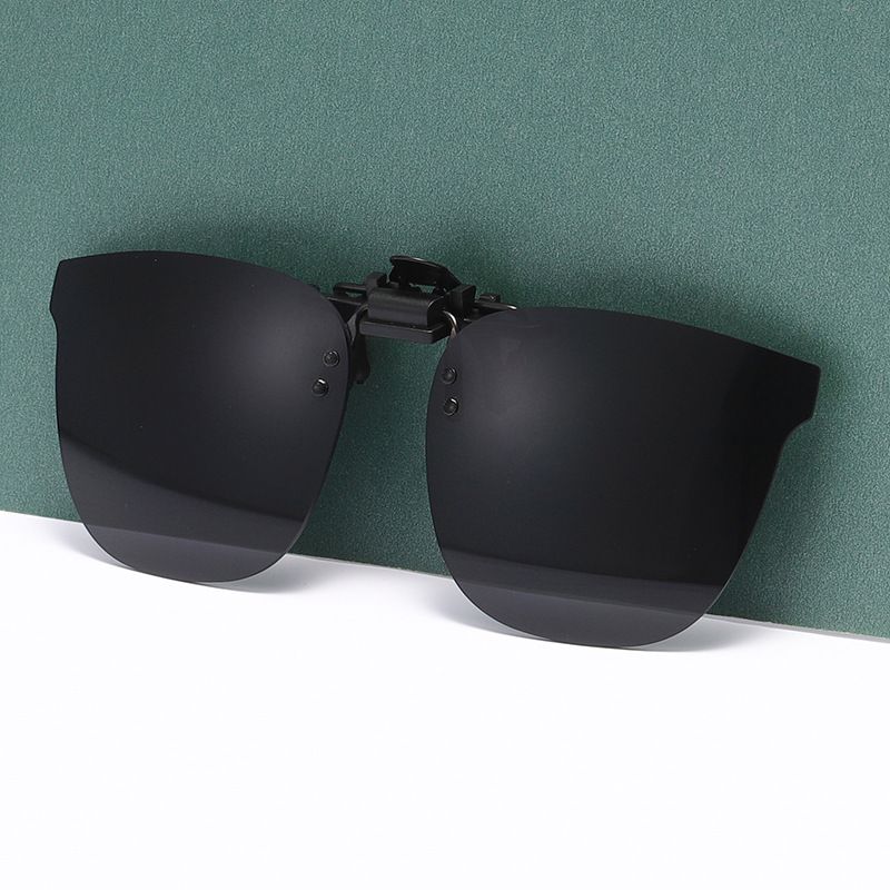 PC Explosion-Proof Fashion Sunglasses Prescription Driver Clip-On Driving Night Vision Glasses_voghion.com