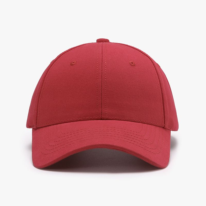 Unbeatable Quality Outdoor Curved Eaves Simple And Versatile Hard Top Baseball Cap, Men's Light Board, Women's Six Line Duck Tongue Hat_voghion.com