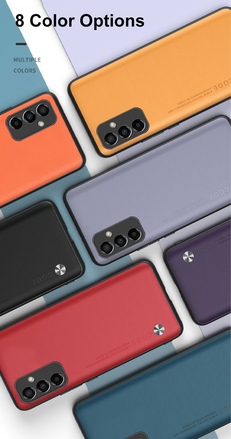 Luxury Leather Phone Case For Samsung Galaxy M12 M22 M32 M42 M52 M13 M23 M33 M53 M21 M30S F23 Back Cover Silicone Case C_voghion.com