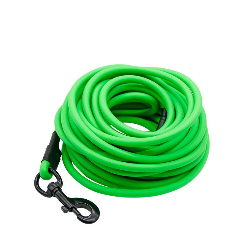 Laisse ronde extensible en PVC, imperméable, résistante à l'usure, au froid et à la traction, pour chiens de petite et moyenne taille_voghion.com
