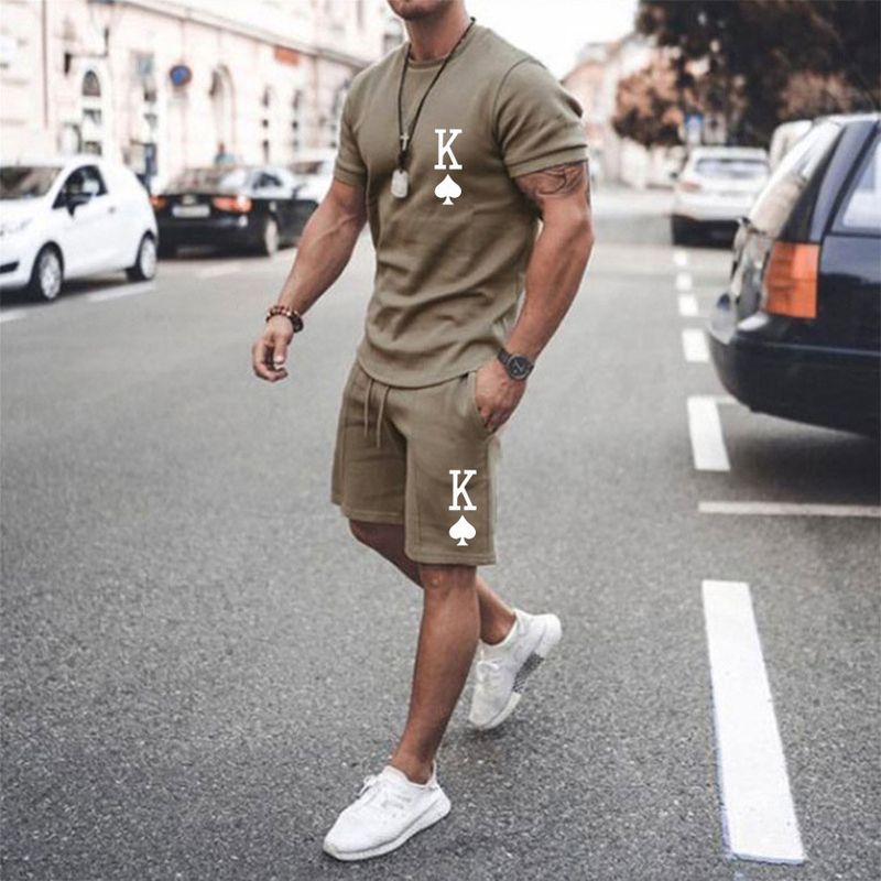 Letni zestaw męski Slim Fit 2023, modny, swobodny, dla mężczyzn_voghion.com