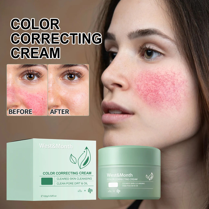 Soin correcteur de couleur West&Month pour éclaircir les taches, réparer le teint terne après une exposition au soleil et hydrater la crème pour la peau_voghion.com