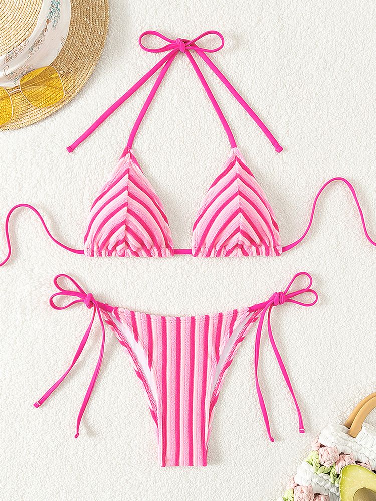 Dameskleding Nieuwe handdoek Doek Halter Hals Tie Bikini Badpak Zomer Strand Vakantie Vrouwen_voghion.com
