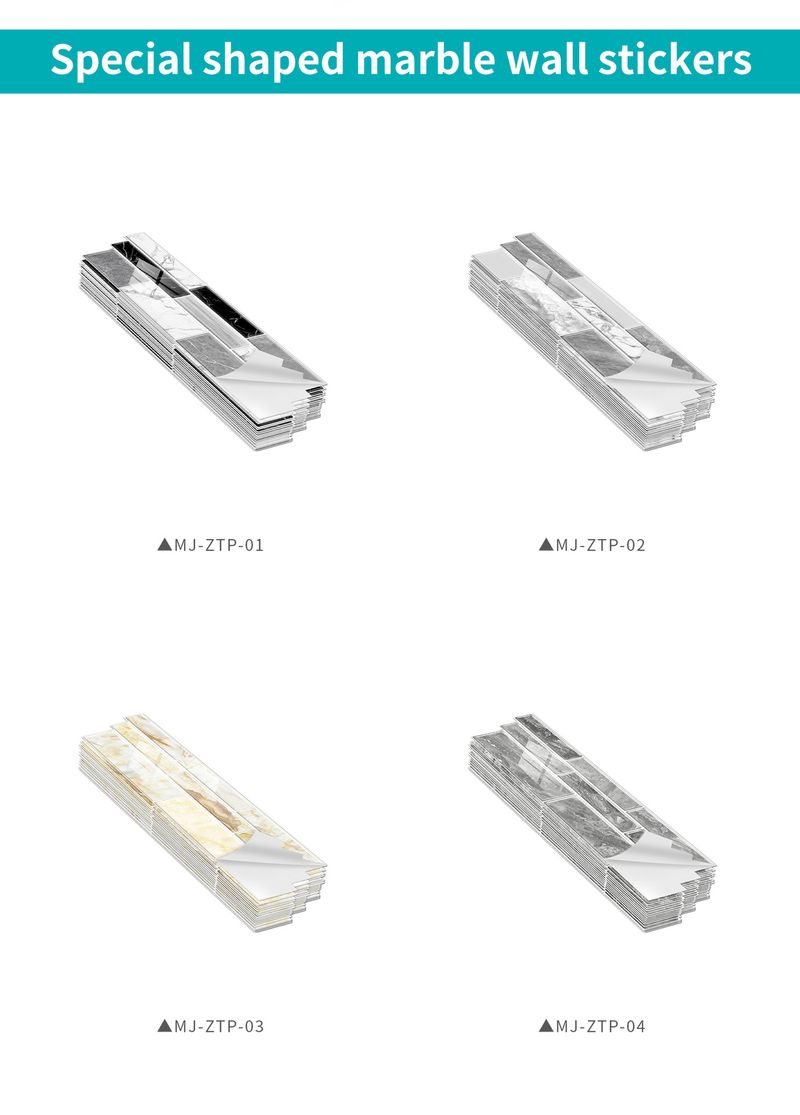 12 pezzi adesivi per piastrelle in cristallo di marmo a forma di mosaico per cucina, bagno, decorazione murale autoadesiva impermeabile_voghion.com