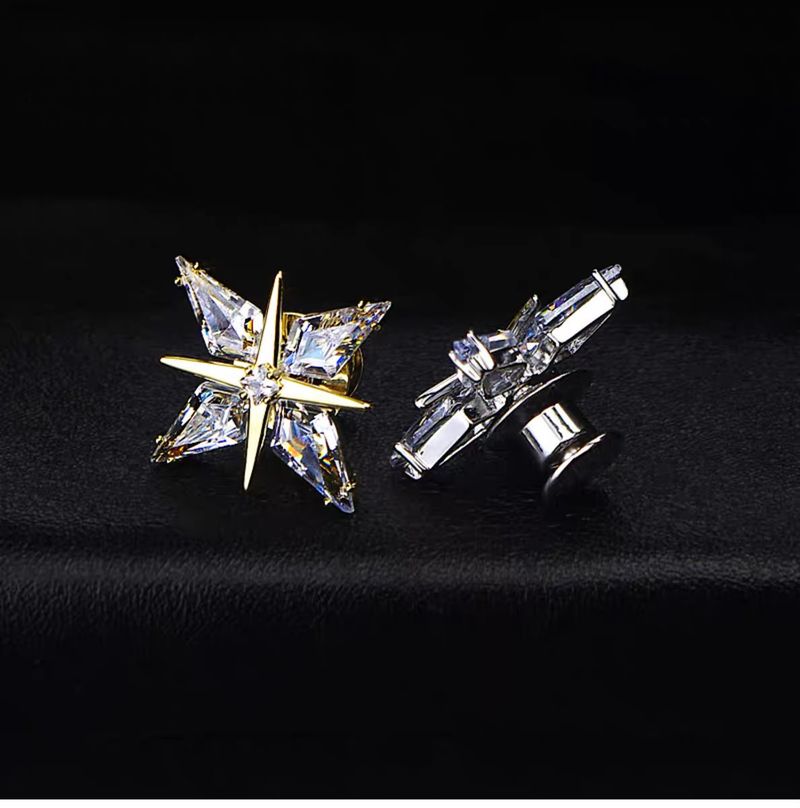 Spilla piccola Starlight, spilla placcata in oro, spilla di alta qualità, bottone, abito da uomo e da donna, corsetto, camicia, accessori di moda_voghion.com
