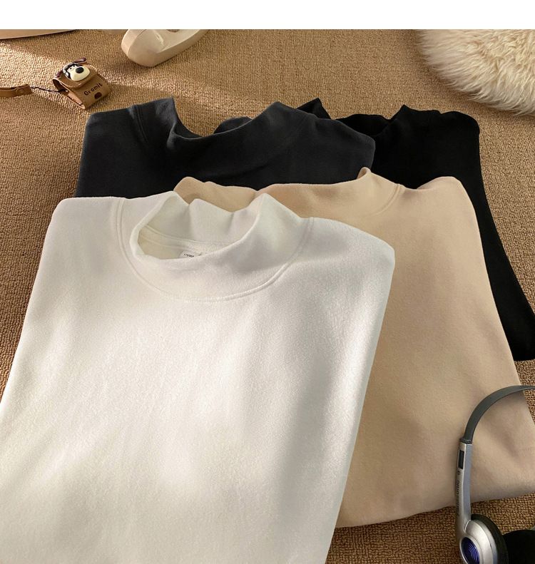 Thermopullover für Herren mit Stehkragen – Stretch-Strick-Basisschicht mit atmungsaktivem Dralon®-Gemisch_voghion.com