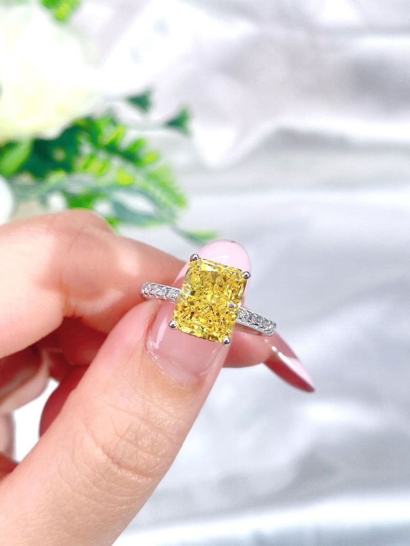 S Reines Silber 8A Zirkon Vier Krallen Zucker Weiß Eis Blume Schliff Hoher Kohlenstoffgehalt Mosang Diamant Ehering_voghion.com