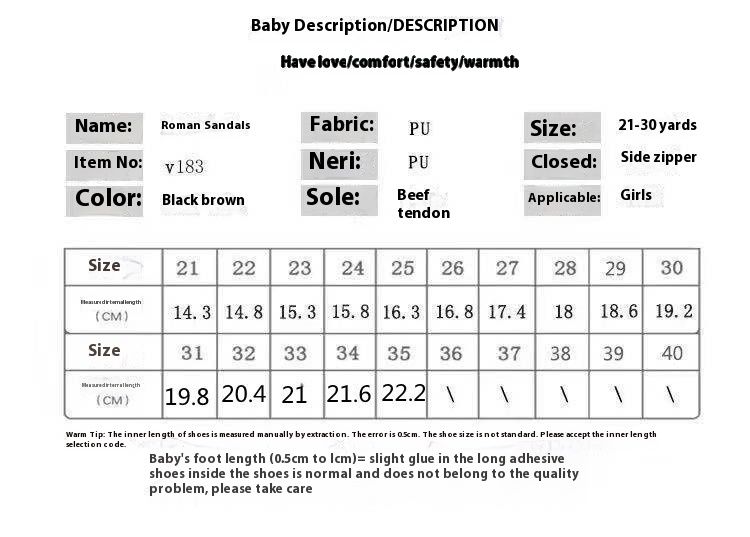 Mädchen 2023 Neue Mode Kleine Mädchen Prinzessin Schuhe Sommer Mittelschule Kinder High Bang Open Toe Römische Sandalen_voghion.com