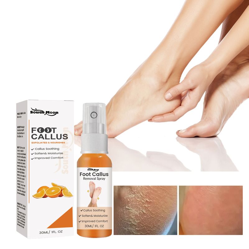 Spray exfoliant pour les pieds pour les peaux mortes, hydratant, nettoyant, réparateur, peau rugueuse et éliminant les callosités 2024 le plus populaire_voghion.com