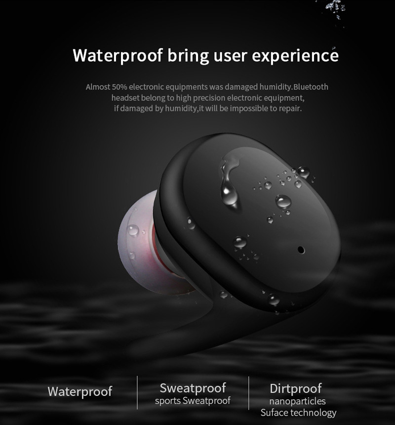 Y30 Wireless Bluetooth TWS In ear Sports Mini Music Two Ear Waterproof Earphones_voghion.com