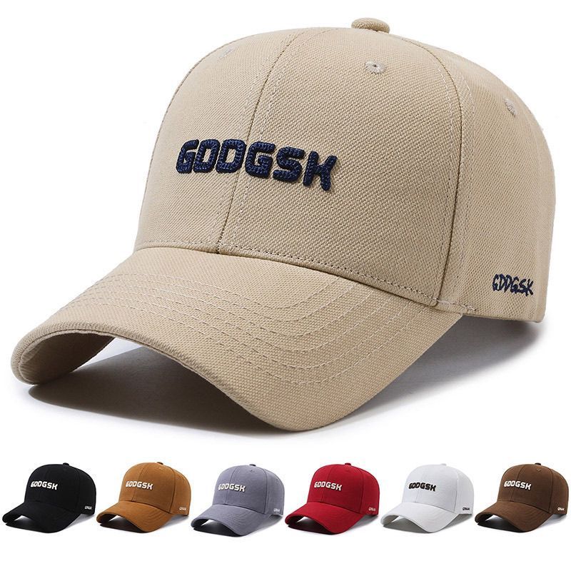 2025 New Hardtop Baseball Hat Versatile Embroidered Men's And Women's Sunscreen Duck Tongue Hats Ins Show Small Face_voghion.com