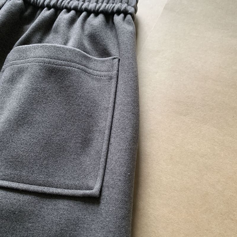 Moška oblačila, volnene odebeljene hlače v stilu Old Money, široke, mehke, lepljive, pletene, ravne, čiste_voghion.com