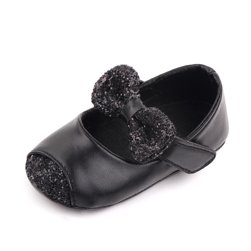 Madre y niños Primavera y otoño Zapatos para niñas de 0 a 1 año Zapatos antideslizantes para bebés Boca baja Princesa Zapatos de cuero pequeños Zapatos para niños al por mayor 2554_voghion.com
