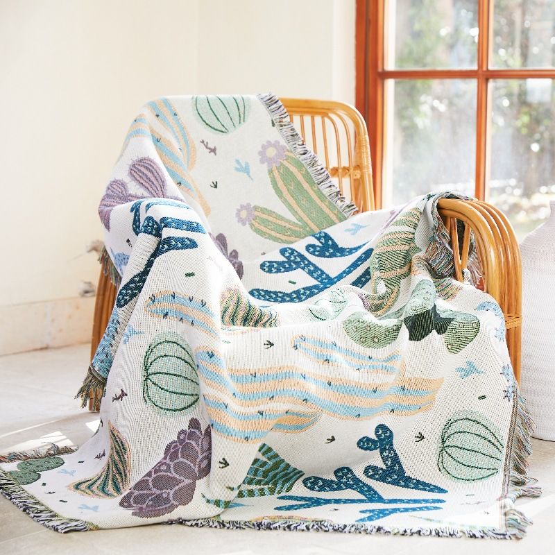 American Single Sofa Throw Ins Style Size Line Blanket_voghion.com