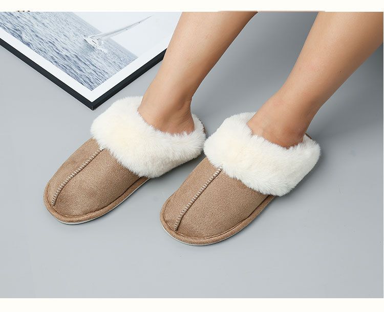 Grenzüberschreitender E-Commerce-Mao-Mund-Erhöhung Home Herren Damen Indoor und Outdoor Warm Cotton Hausschuhe Spot_voghion.com