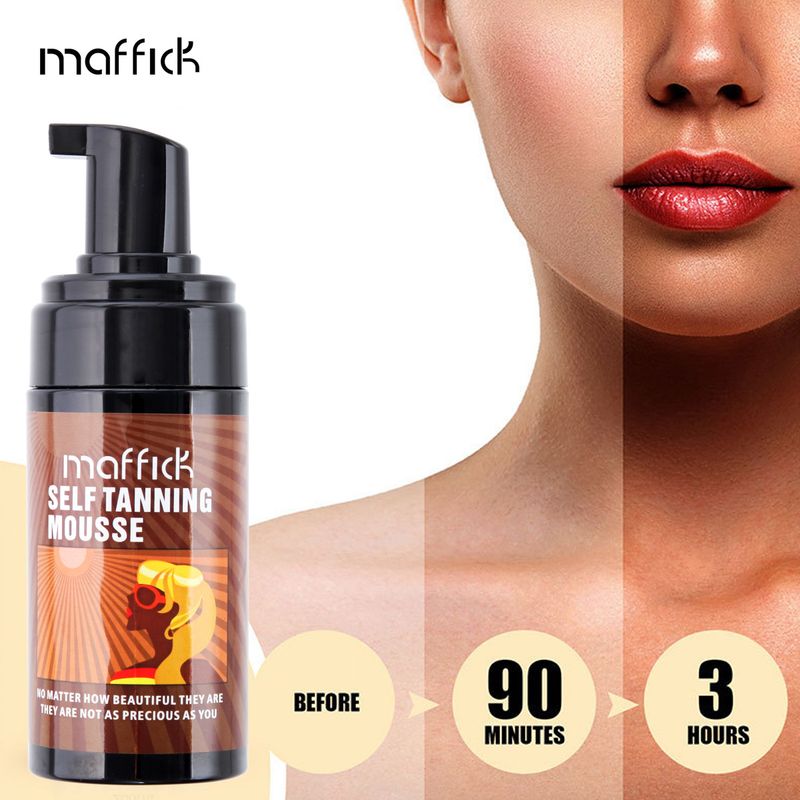 Scrub e trattamenti per il corpo Maffick Tanning Mousse Bubble Bronze Sun Free Sunbathing Sun Boosting Spot_voghion.com