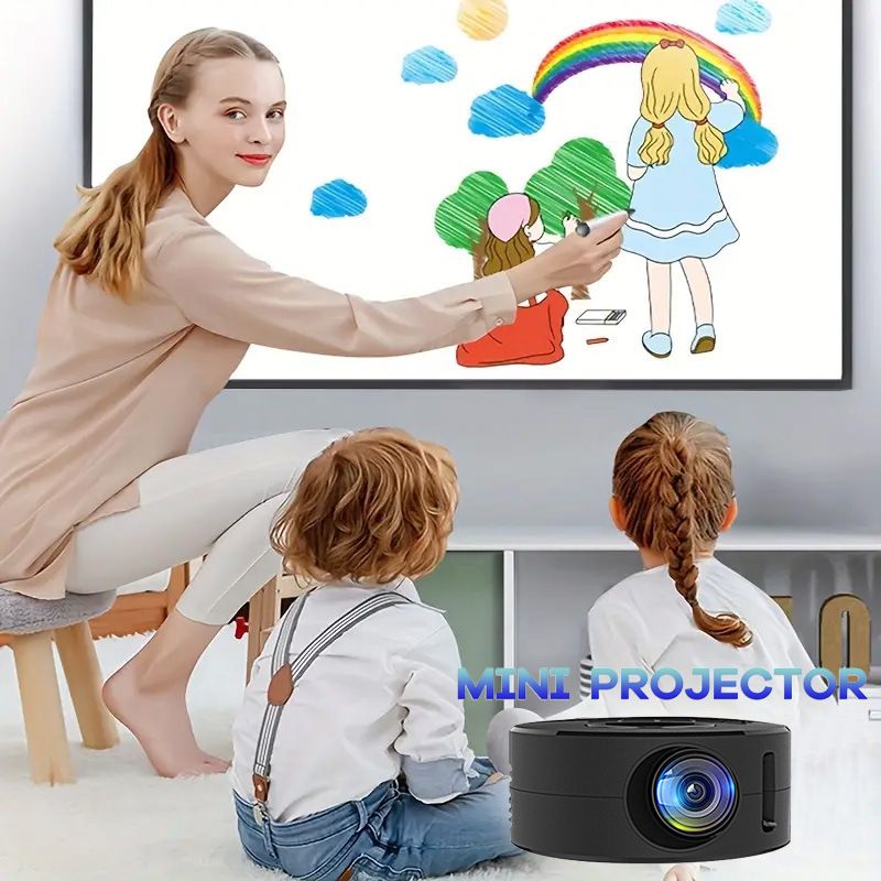 Portable Theater 1080p Android Smart HD 4K Wireless Projector For Home Use_voghion.com