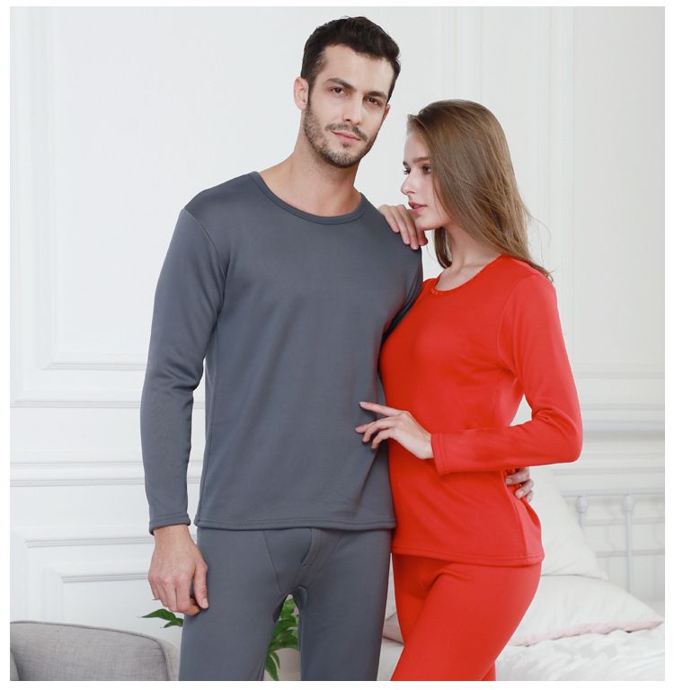 Women's golden sable thermal underwear women's cashmere thick men's long Johns suit women's base_voghion.com