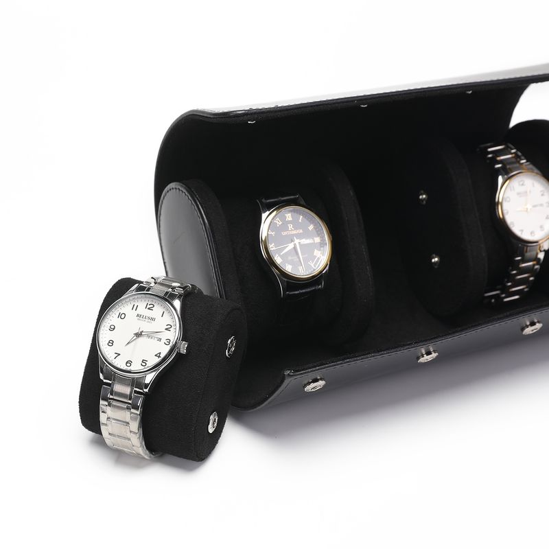 Pu Leather Watch Storage Box 1 2 3 Watch Multi-position High-end Travel Watch Box Bracelet Box Portable Watch Box_voghion.com