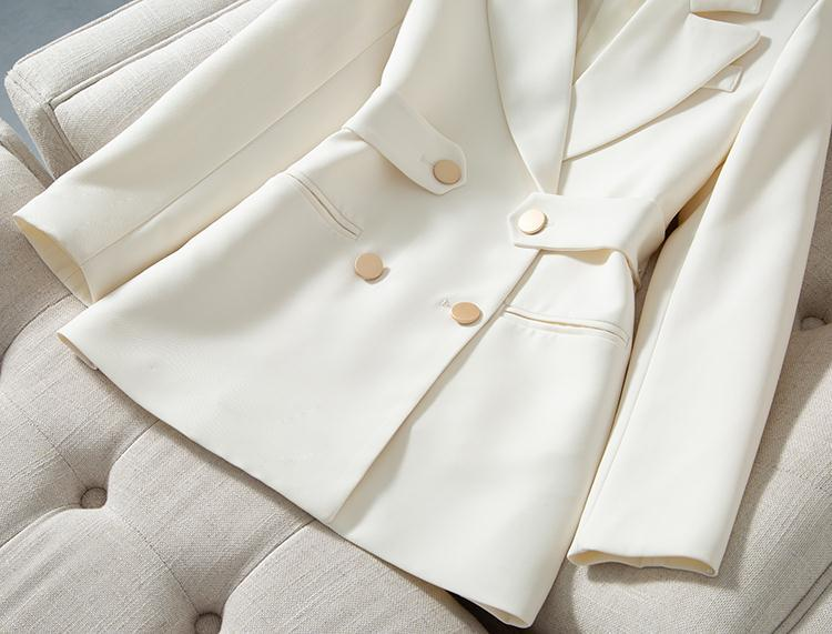 2023 Suit Coat Woen's Spring Autun New Fashion White Blouse Blazers for Woen Chic and Elegant Woan Jacket Casual_voghion.com