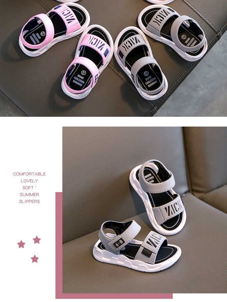 Summer Soft Bottom Non-Slip Boy Leisure Children's Sandals_voghion.com