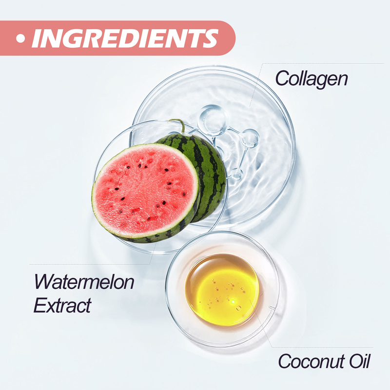 Hoygi Watermelon Flavor Lip Mask Kosteuttaa, vähentää huulten juonteita, ehkäisee pakastekuivausta halkeilua ja korjaa keratiinia_voghion.com