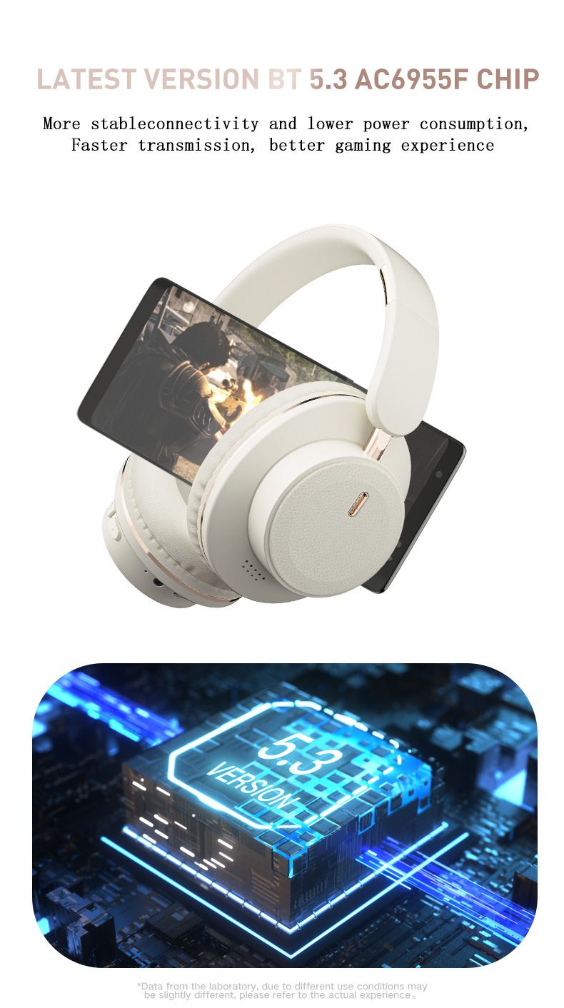 Bluetooth Headphones New H9 Head Mounted Bluetooth Headset Wireless Foldable Sports Ultra Long Battery Life Game Heavy Bass Headset_voghion.com