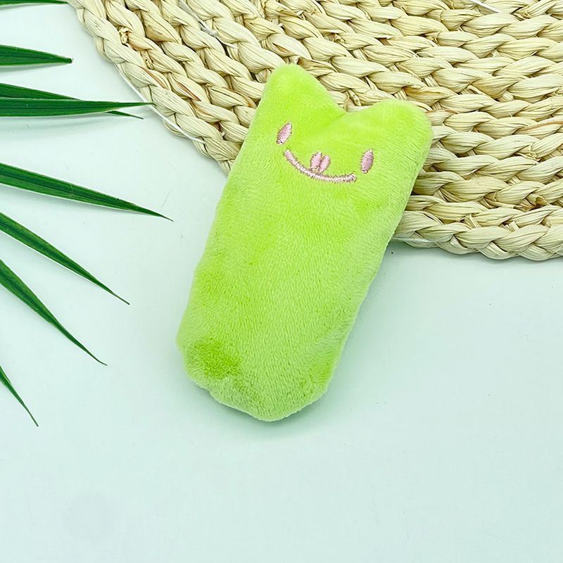 Plush Thumb Cat Crinkle Paper Sound Teething Durable Chew Toy Pet Supplies_voghion.com