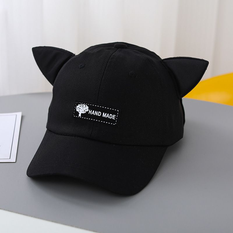 Orecchie di gatto carine (pane a forma di orecchio di gatto al vapore) occhiali da pilota berretto uomo e donna strada hip-hop moda divertente due indossare_voghion.com