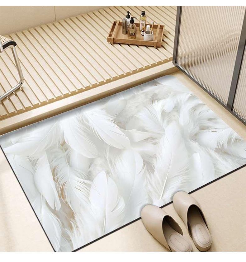 Tappetini per il bagno in fango diatomea, antiscivolo, ad asciugatura rapida, assorbenti, per la casa, per i piedi_voghion.com