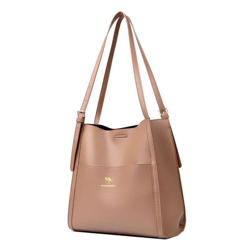 2024 New Leather Bucket Shoulder Women Purses Fashion Underarm satchel Messenger Bag For Shopping Large Capacity Tote_voghion.com