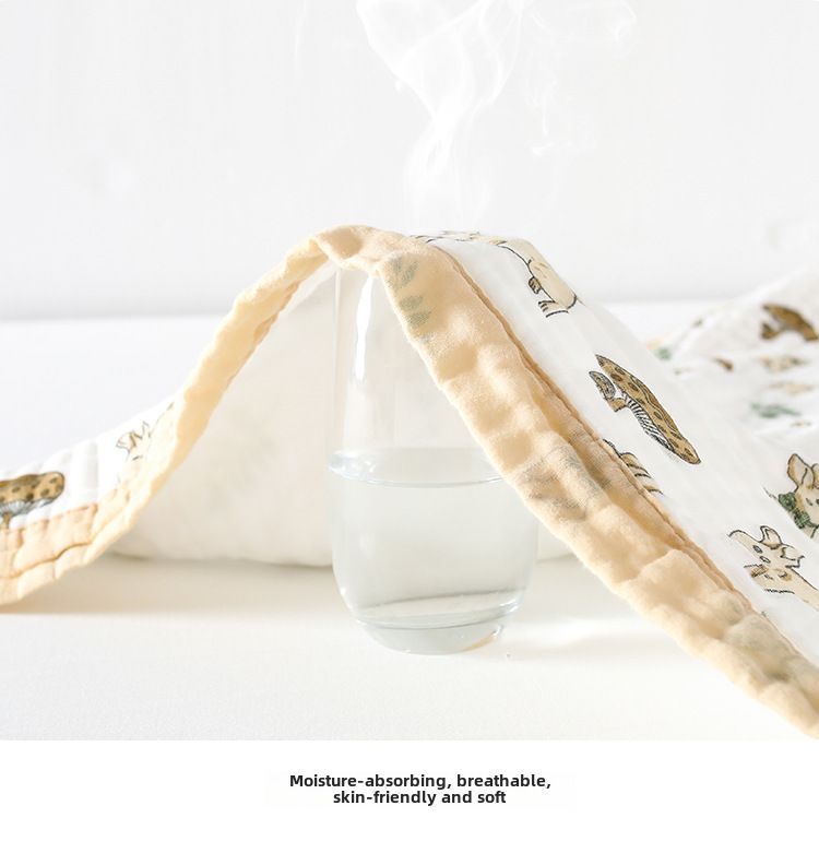 Baby Quilt Cotton Six-Layer Gauze Bath Towel Newborn Aa Class Single Bag Towel Blanket for Newborn Baby_voghion.com