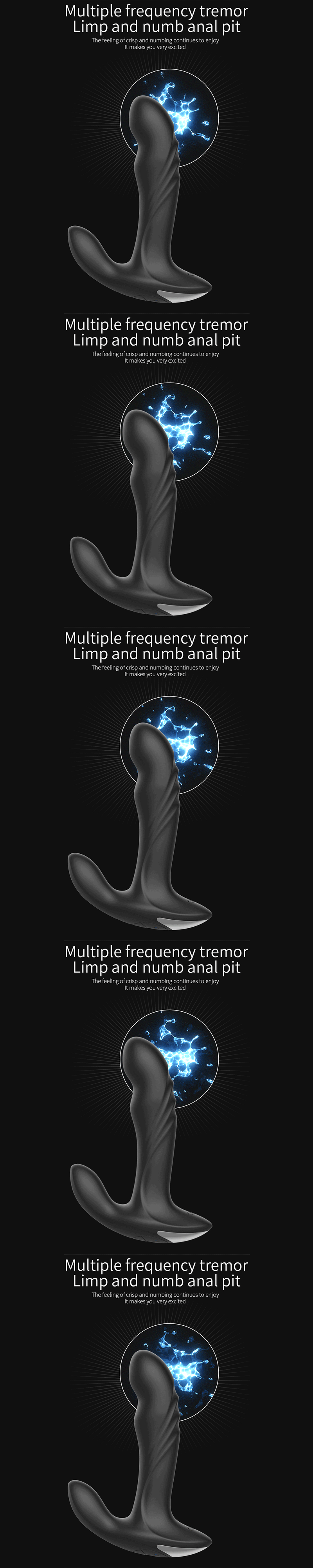 Dildo Remote Control Vibr Dual Vibrating Swing Butt Plug Male Prostate Massager Anus Dil Metal Beads Rotat      ating_voghion.com