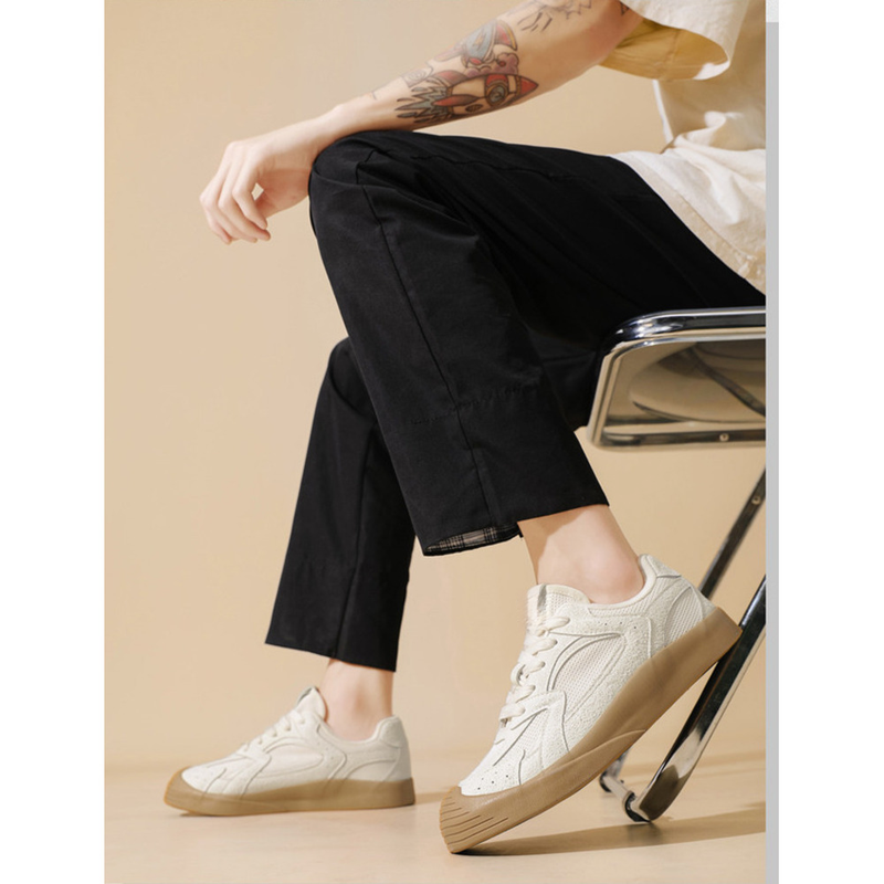 Scarpe da uomo estive traspiranti sportive casual da uomo 2025 in tela di maglia_voghion.com