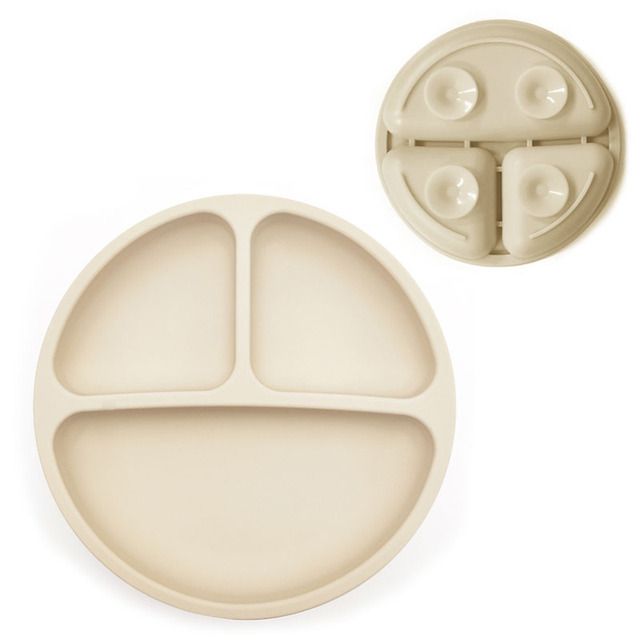 Baby Safe Saugnapf Silikon Essteller Solide Niedlichen Cartoon Kinder Geschirr Saugnapf Kleinkind Training Geschirr Kinder Futternäpfe_voghion.com