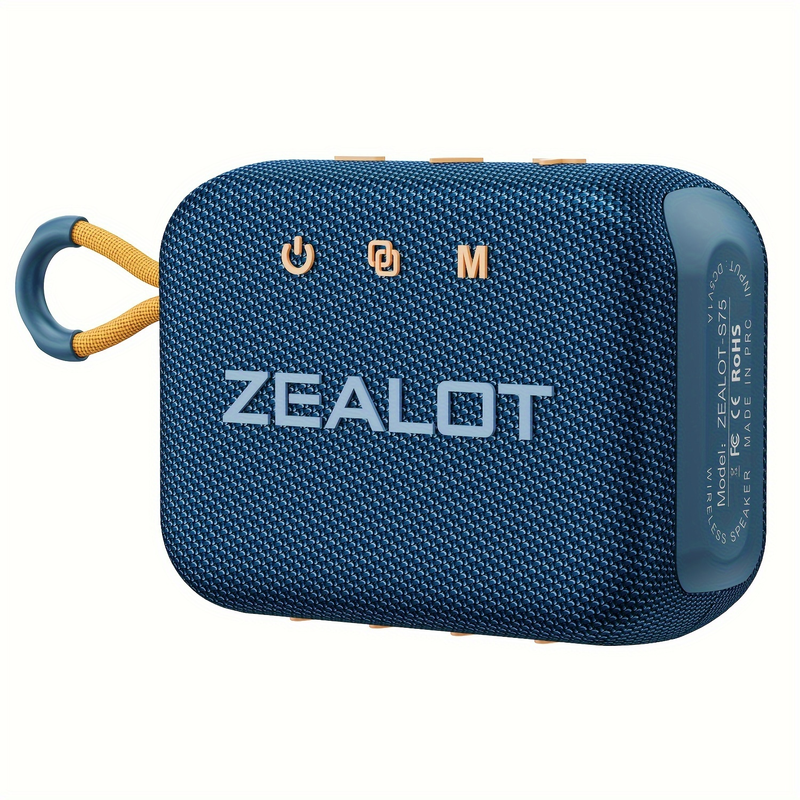Alto-falantes sem fio ZEALOT S75 10W, alto-falante subwoofer portátil externo, alto-falante sem fio, emparelhamento duplo, bateria de 3600mAh, 10 horas de reprodução estéreo alto,_voghion.com