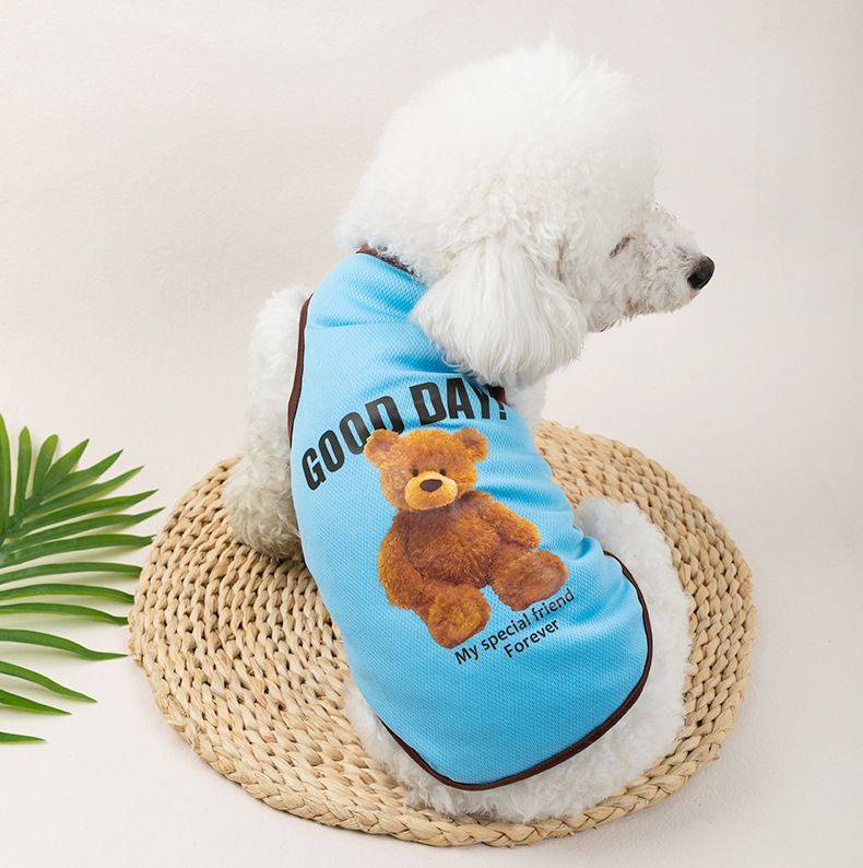 Factory Direct Pet clothes puppy clothes cat clothes summer dog vest pet vest one-piece delivery_voghion.com