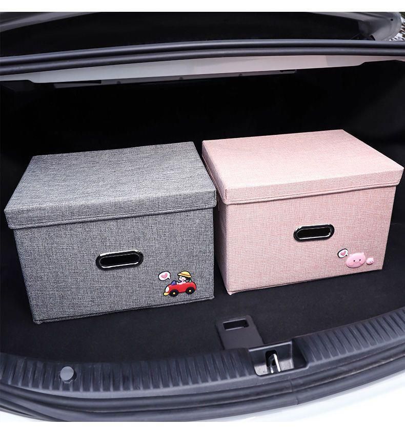 Cutie de depozitare pliabilă practică pentru portbagaj, consumabile auto_voghion.com