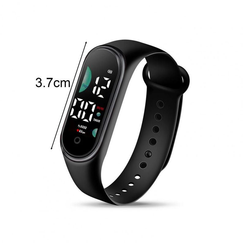 Kids Electronic Sports Waterproof Wrist Large Font Screen LED Display Luminous Auto Date Full Calendar Digital Watch_voghion.com