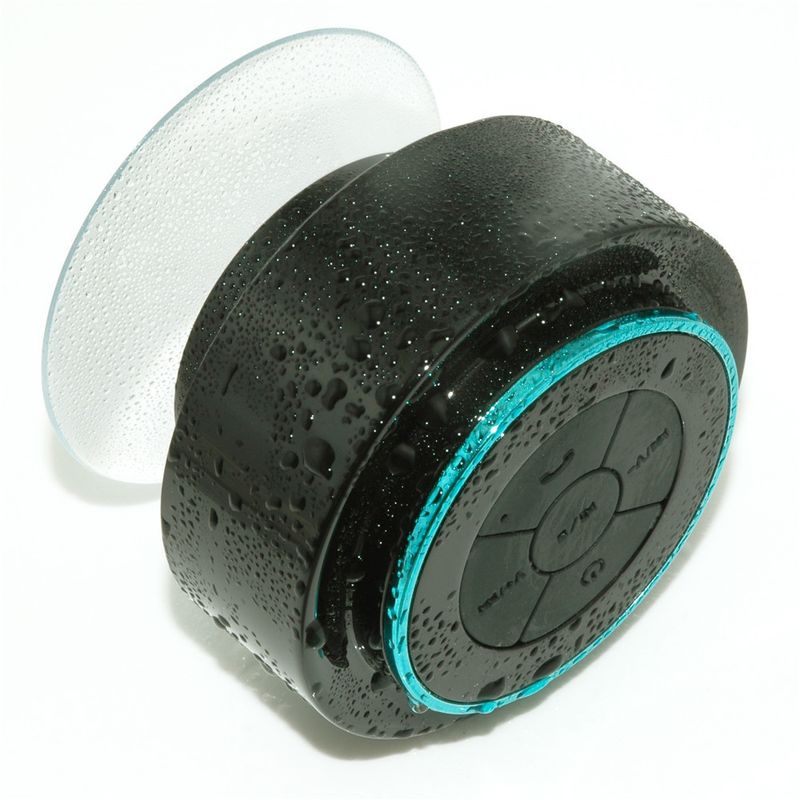 Alto-falante Bluetooth à prova d'água IPX 7, alto-falante portátil, mini alto-falante para banheiro, rádio sem fio, alto-falante Bluetooth multifuncional_voghion.com